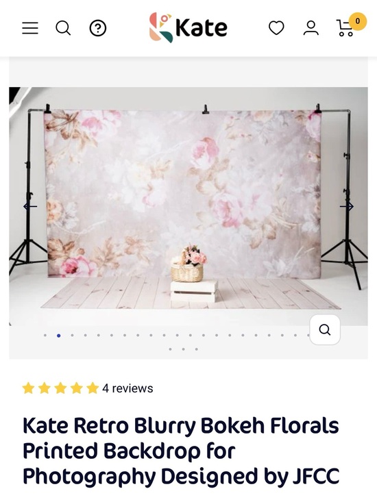 Kate Backdrop Other - Kate Photography Backdrop Blurry Bokeh Floral 7’x5’